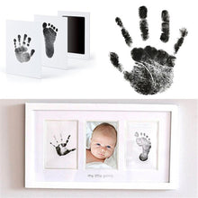 Load image into Gallery viewer, Baby Non-Toxic Handprint And Footprint Ink Pad Baby Items Souvenir Hand &amp; Footprint Makers Learning Education Toy Hand Footprint